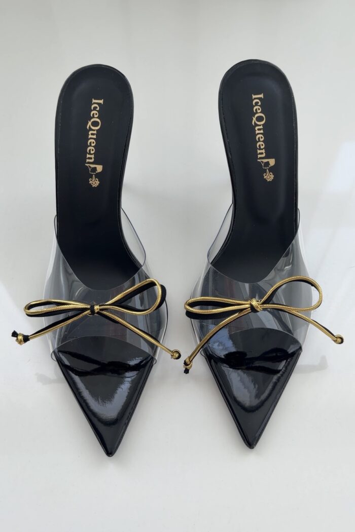 Perspex Bow Mules